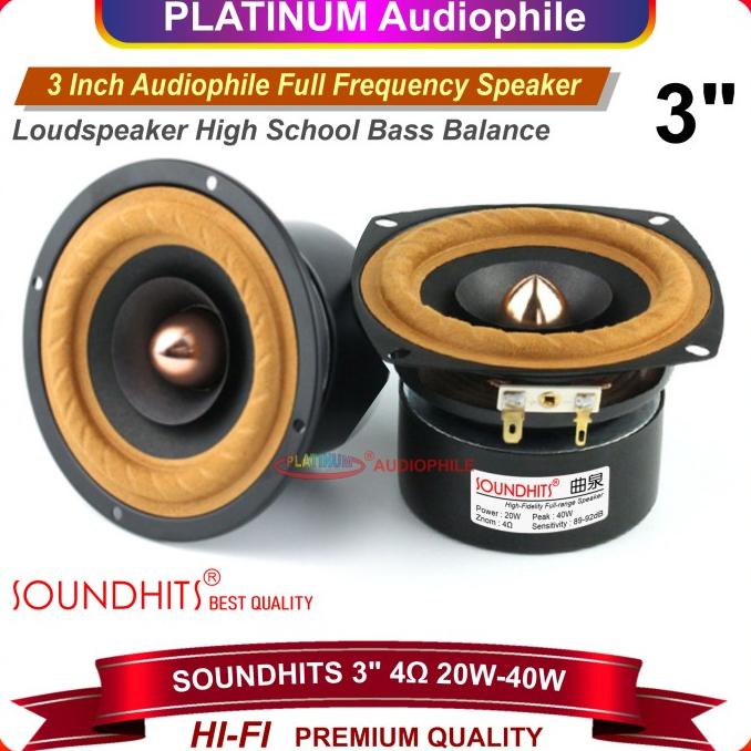 Speaker Full range 3 Inch Premium Speaker Fullrange Import