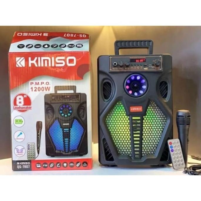 Speaker Bluetooth 8 Inchi Brain Power / Kimiso Qs 7807 Super