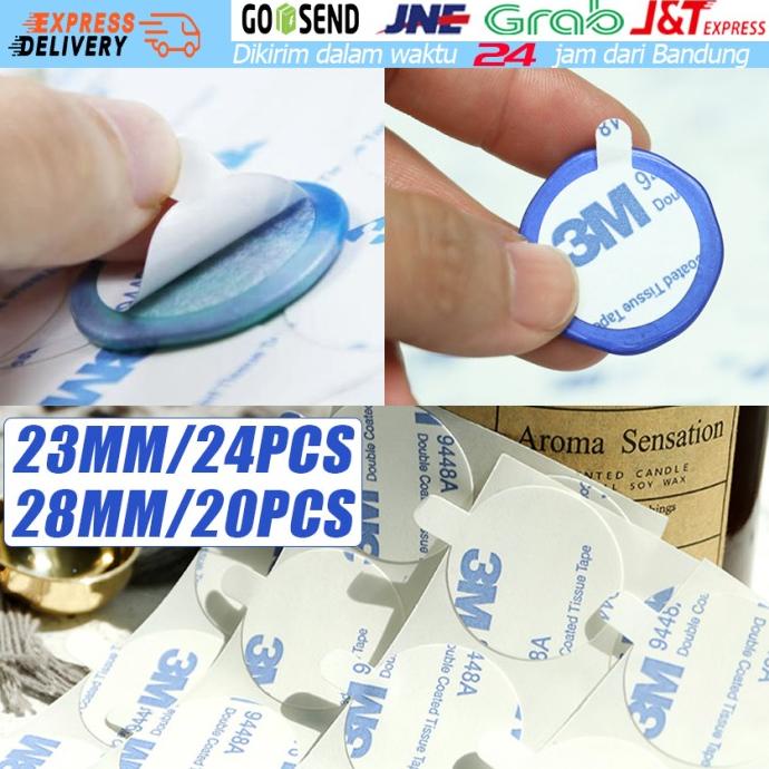 

TERLARIS 20/24Pcs Sticker Wax Seal Sealwax Coin Perekat Wax Seal Sticker Stamp