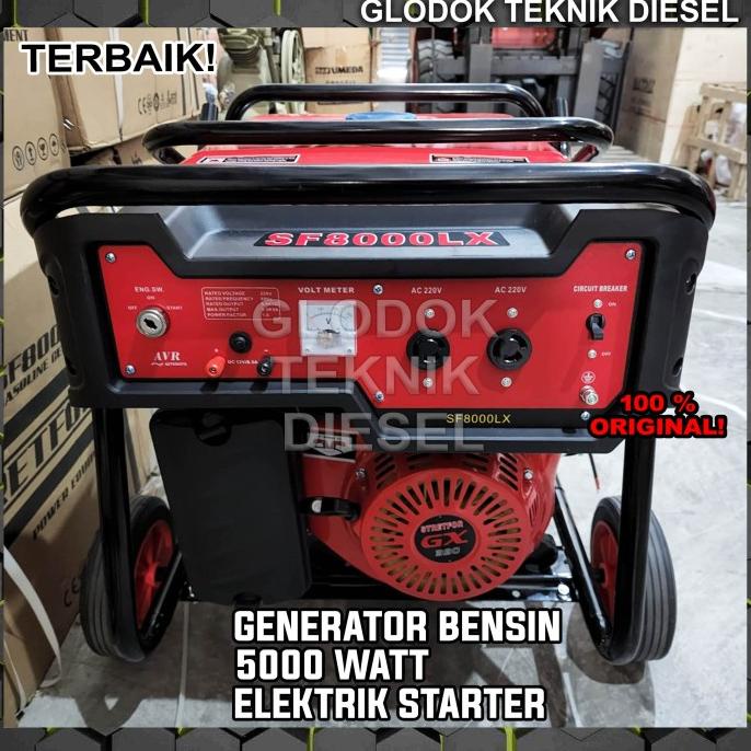 Harga Promo GENSET BENSIN 5000 WATT / GENERATOR LISTRIK KUALITAS TERBAIK