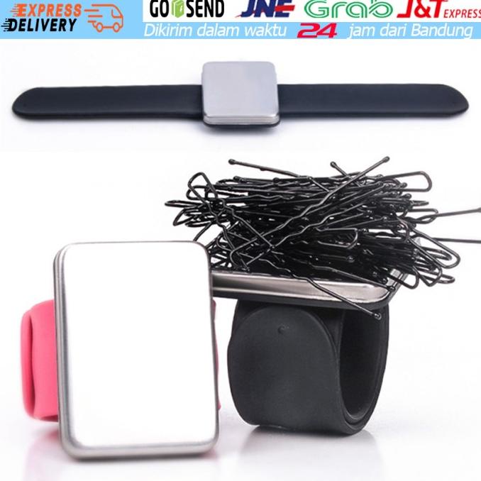 

TERLARIS Wrist Mixing Palette Gelang Magnet Untuk Jarum,Jepit,Peniti Dll