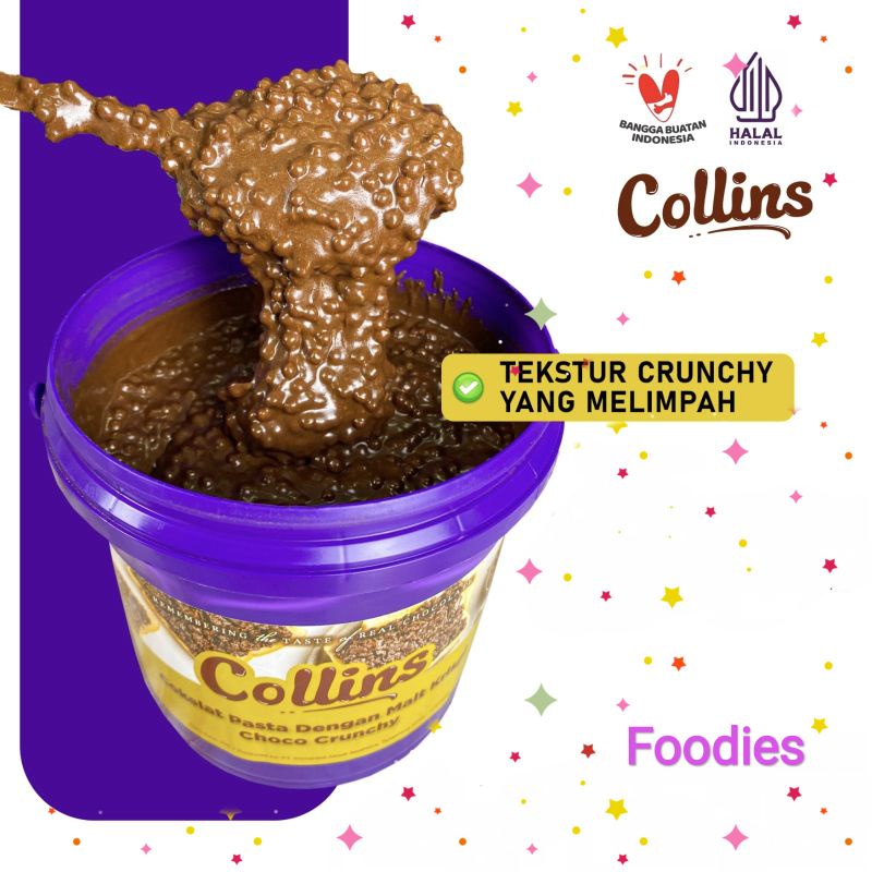 

[Foodies] COLLINS COKLAT CHOCO CRUNCHY VIRAL 1KG