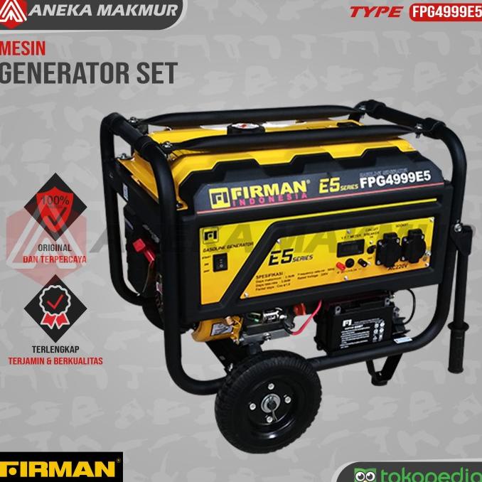 Jual Murah Genset Bensin Firman FPG 4999 E5 3500 Watt Generator Set FPG4999 E5