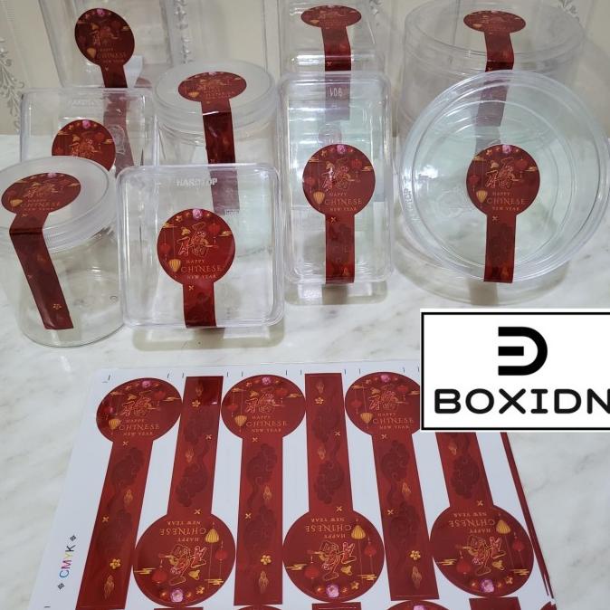 

6Pcs Stiker Imlek Stiker Segel Imlek Stiker Toples Imlek Stiker Box Stok Terbatas