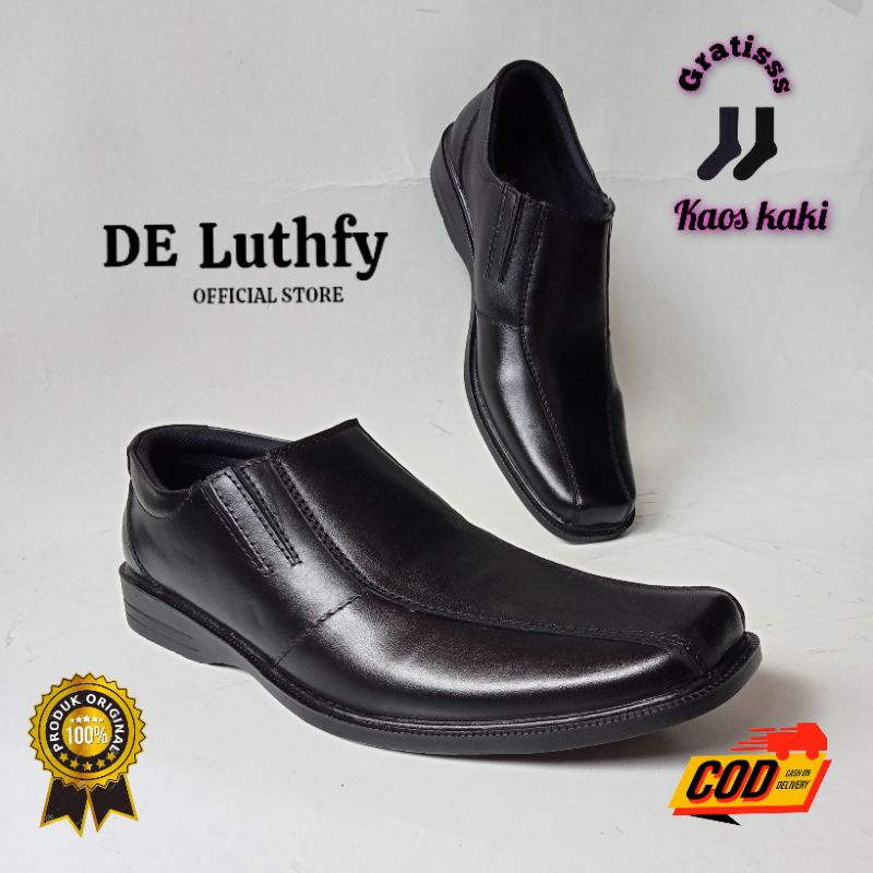 Sepatu Pantofel Kulit Pria - Pantopel Formal Laki-Laki - Sepatu Kerja Cowok Dewasa