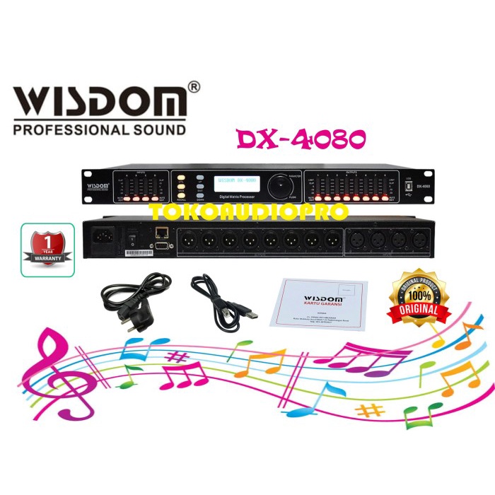 Terbaru Wisdom Dx4080 Dx-4080 Speaker Management Dlms Speaker Promo Terlaris