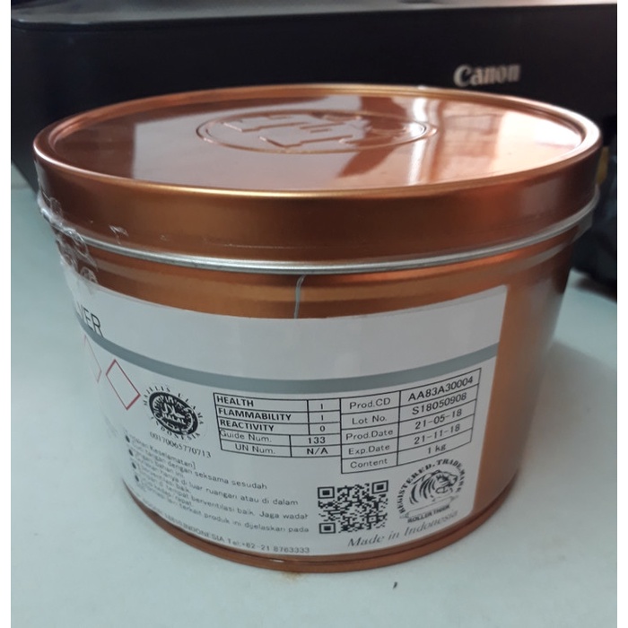 

Asli Tinta Offset Cemani Toka Warna Silver Ori