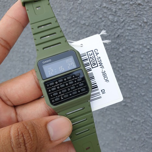 

CASIO CA-53WF-3BDF - JAM TANGAN CALCULATOR / KALKULATOR - HIJAU - CA53 ORIGINAL TERBARU