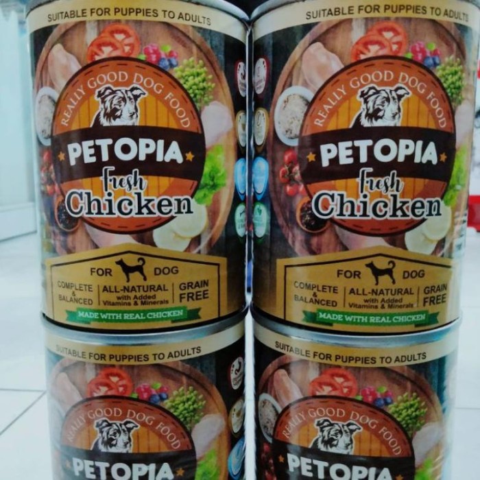 FLASH SALE MEGA SALE PESAN SEKARANG 1.1 PRODUCT HOT PETOPIA DOG KALENG CHIKEN TERLARIS