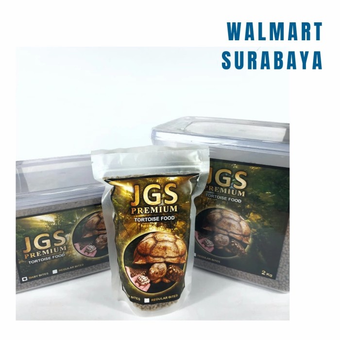 Jgs Premium 250Gr Baby Bites/ Pelet Torto Sulcata-Pardalis-Aldabra Star