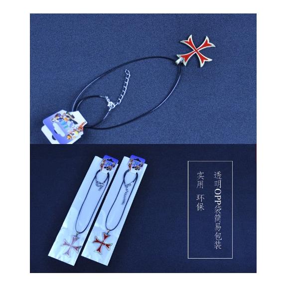 Kalung Salib Templar Assassin'S Creed Nazi Jerman Inggris Stainless Kristen Katolik Grosir