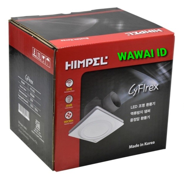 Terbaru Himpel Exhaust Fan Cyflex Led / Air Ventilator Cyflexx Original Promo Terlaris