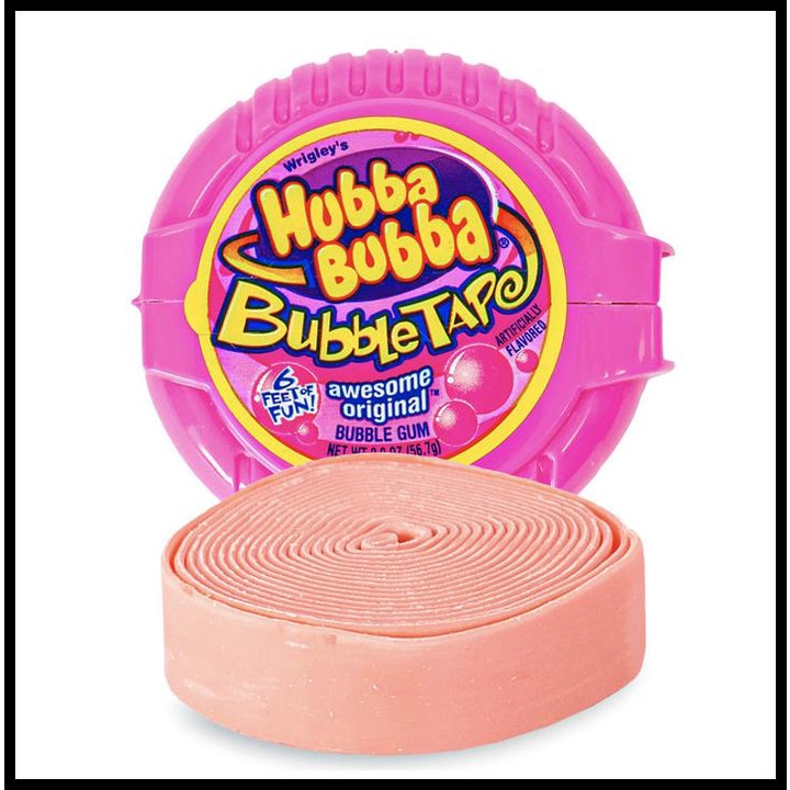 

Hubba Bubba Bubble Tape Gum Rolls 2 Oz | Permen Karet 56,7 Gram