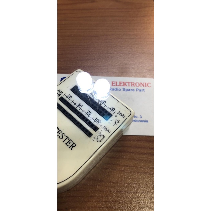 Update LED 8mm putih super bright white Murah