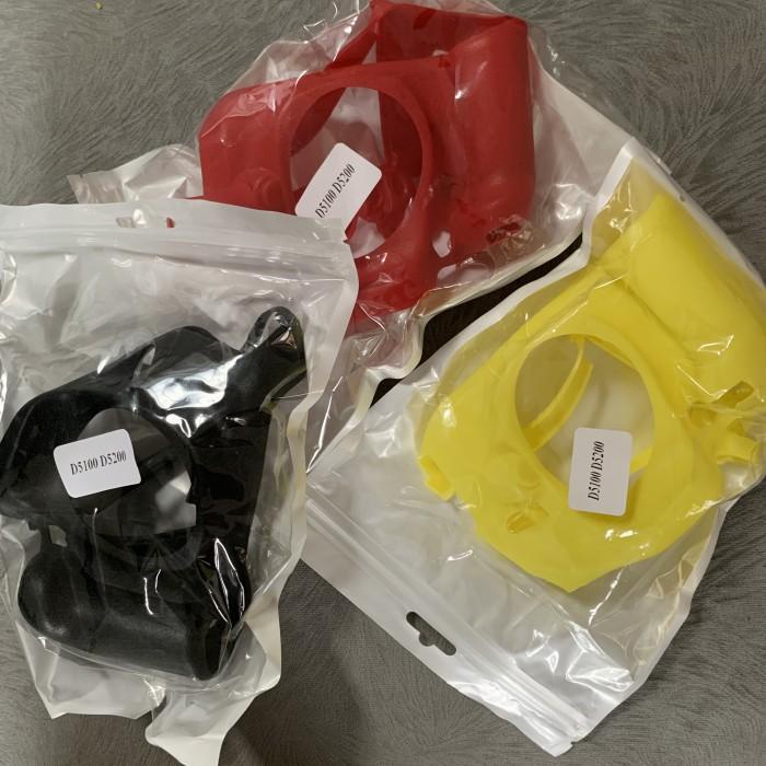 Cover Nikon D5200 D5100 Rubber Case Karet Pelindung Body