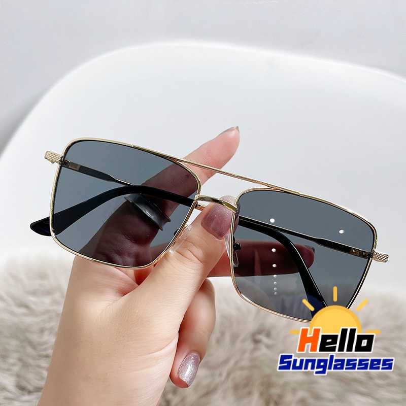 Kacamata Hitam Pria Keren Premium Terbaru Korea Style Import Frame Persegi anti UV