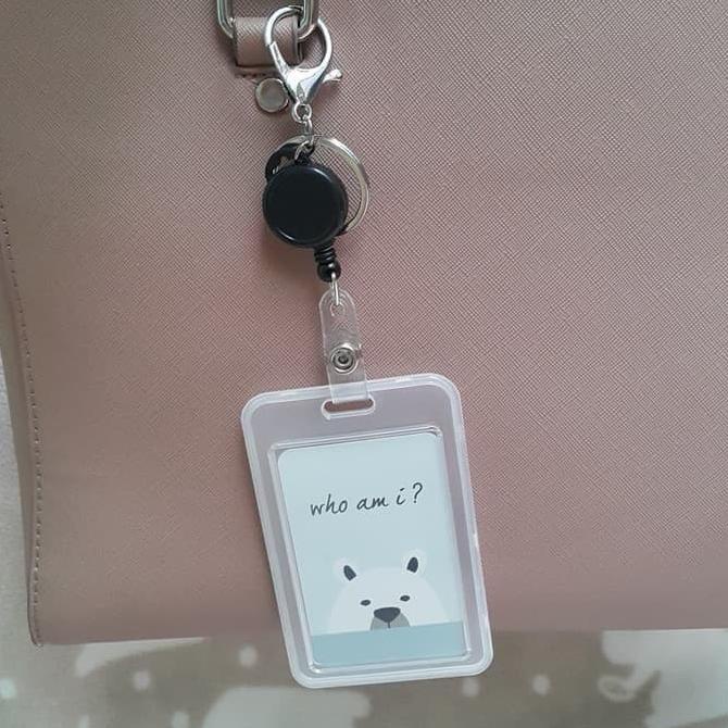 

Tali Gantungan Kunci Tas Kartu Akses Bus MRT Yoyo ID Card Holder