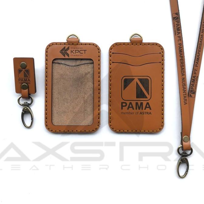 

Gantungan ID Card Kulit Name Tag Kulit Premium