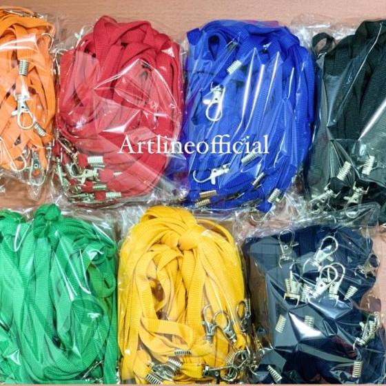 

Tali ID card kait /Tali ID buat kartu peserta 1 pack isi 20 pcs