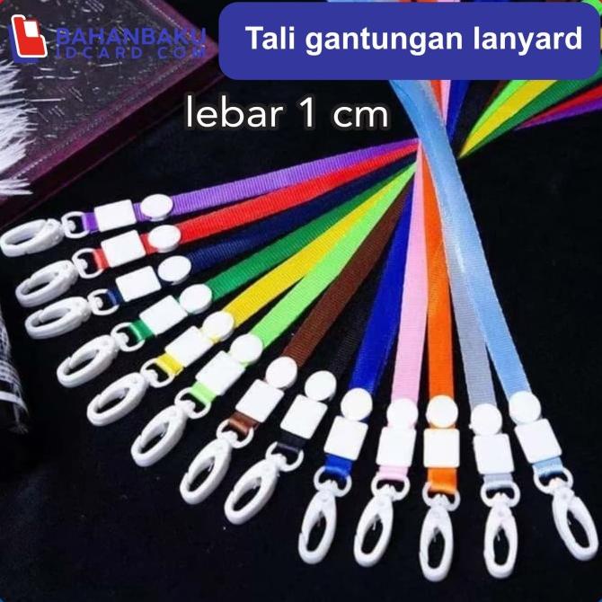 

Tali Id Card Tali Lanyard Gantungan Id Card Card Holder Name Tag 1cm