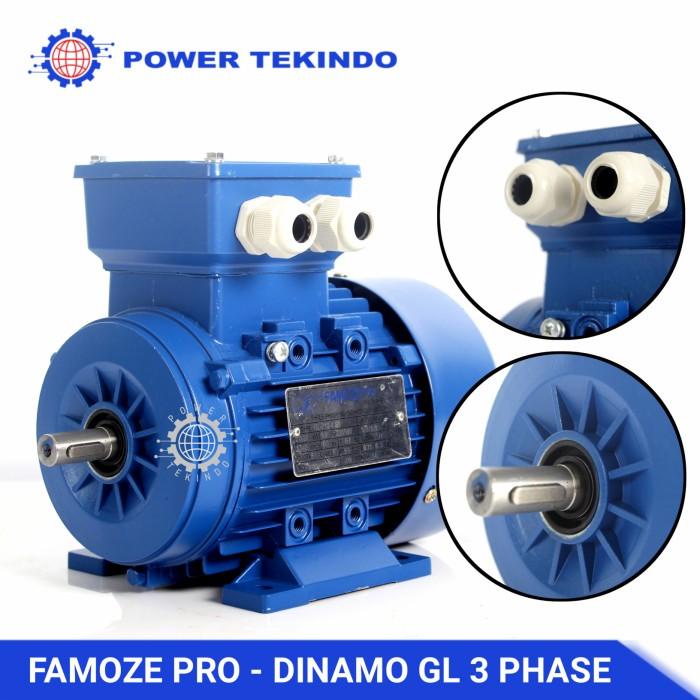 FAMOZE PRO DINAMO 3 PHASE 5,5 HP 1500 RPM EELEKTRO MOTOR GL 5,5 PK