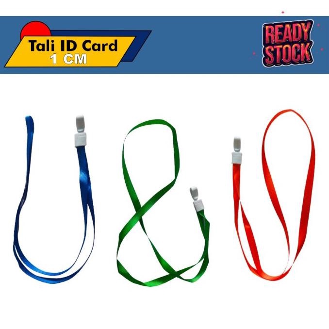 

Tali ID Card 1cm Bahan Nylon Model kancing