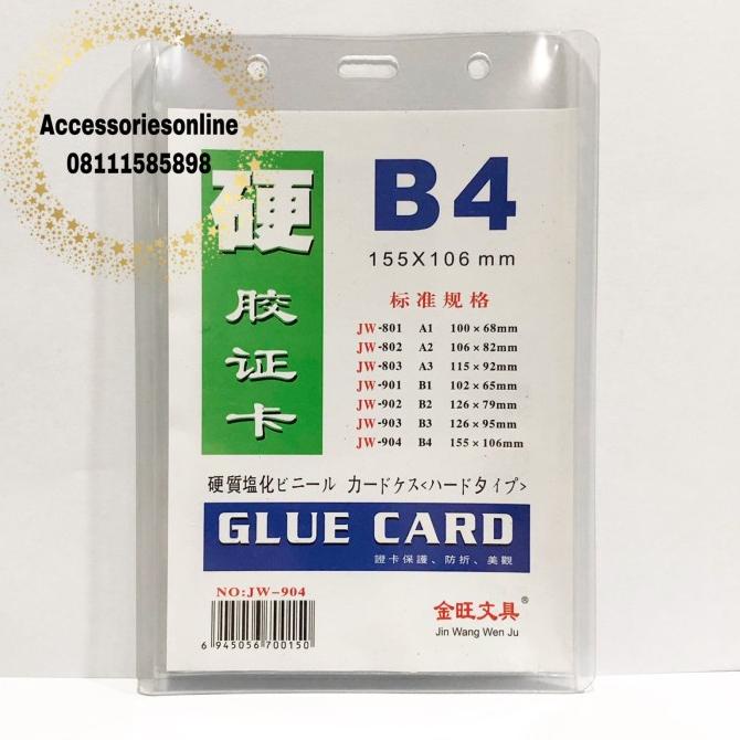 

CARD CASE B4 Kartu Plastik Panitia/ ID CARD Name Tag Plastik