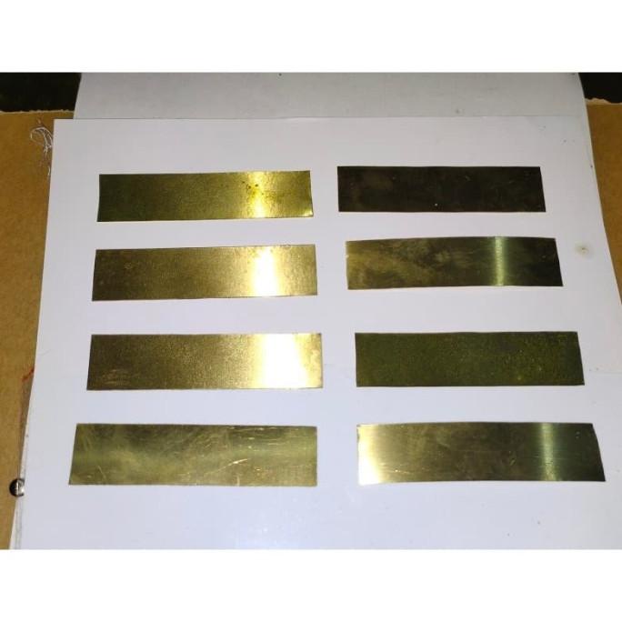 

Bahan Plat Name Tag Kuningan