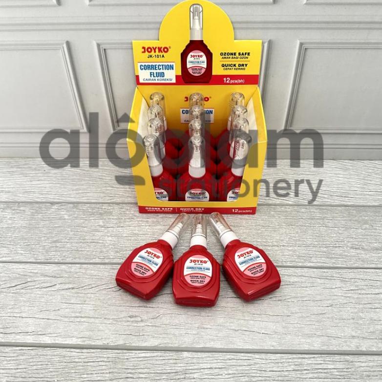 

Model Baru SELUSIN ( 12 PCS ) Tip X Tip-ex Stipo Cair Joyko JK-101A ,,