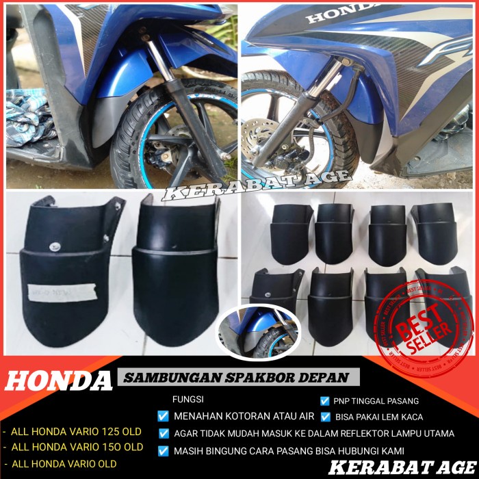 Promo Spakbor Kolong Vario 125 Old Hugger Sambungan Sepakbor Depan Aksesoris