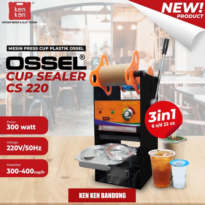 Promo Mesin Cup Sealer Manual Ossel Mesin Cup Sealer 22Oz Mesin Press Gelas