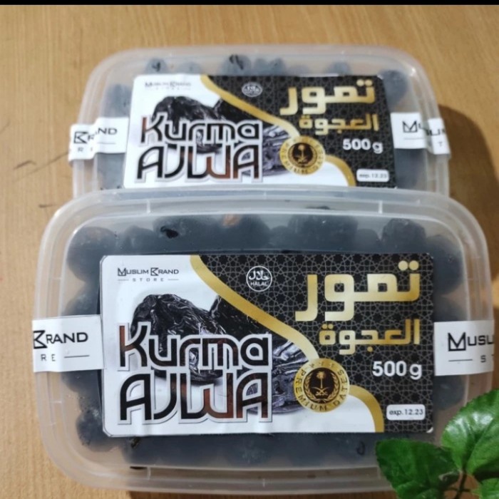 

kurma Ajwa madinah 500 g repack/kurma nabi/kurma penangkal sihir
