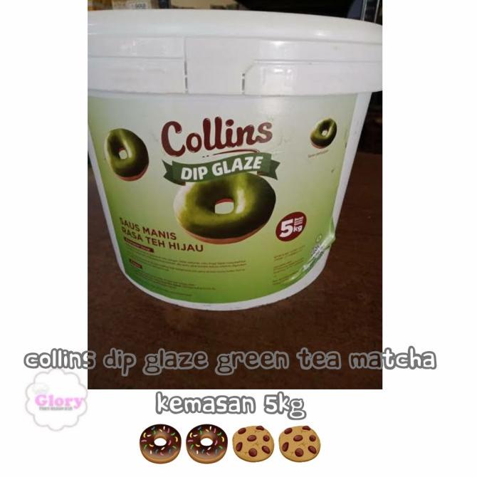 

Baru collins dip glaze green tea 5kg /collins dip glaze matcha 5 kg