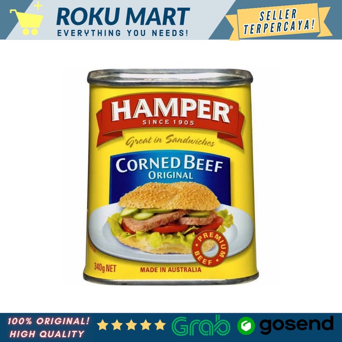

HAMPER CORNED BEEF 340 G / CORNED BEEF HAMPER DAGING SPAM KORNET