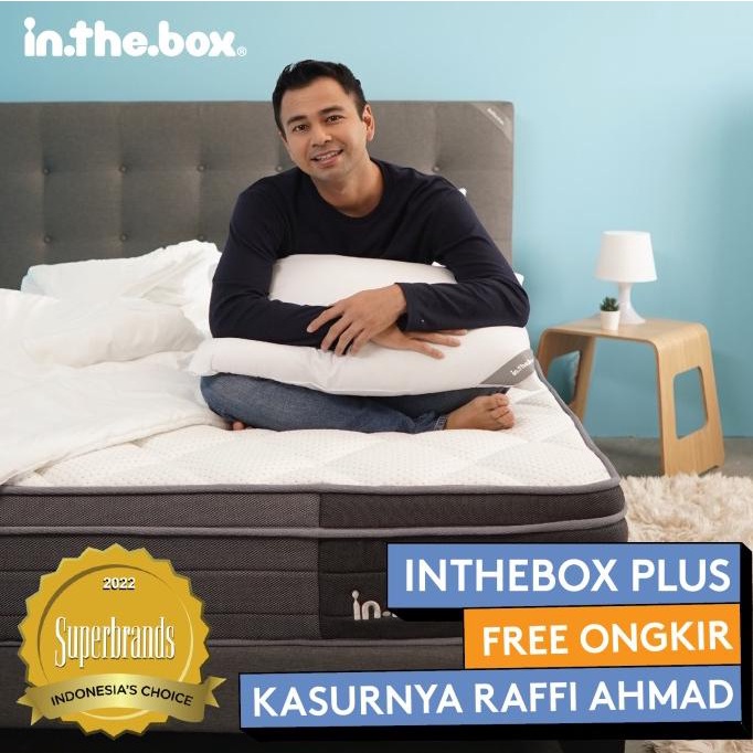 Kasur Spring Bed IN THE BOX PLUS 140x200 - FREE BANTAL