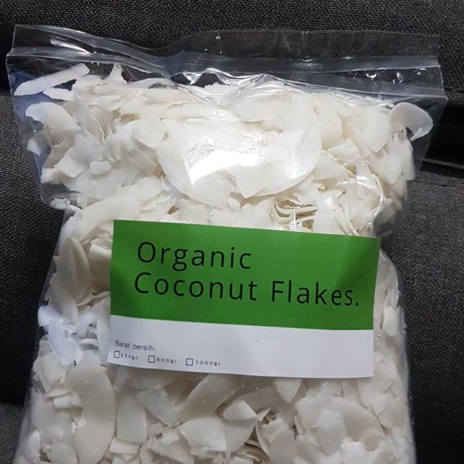 

Baru Coconut flakes Organic 500 gr/ Kelapa parut kering 500gr