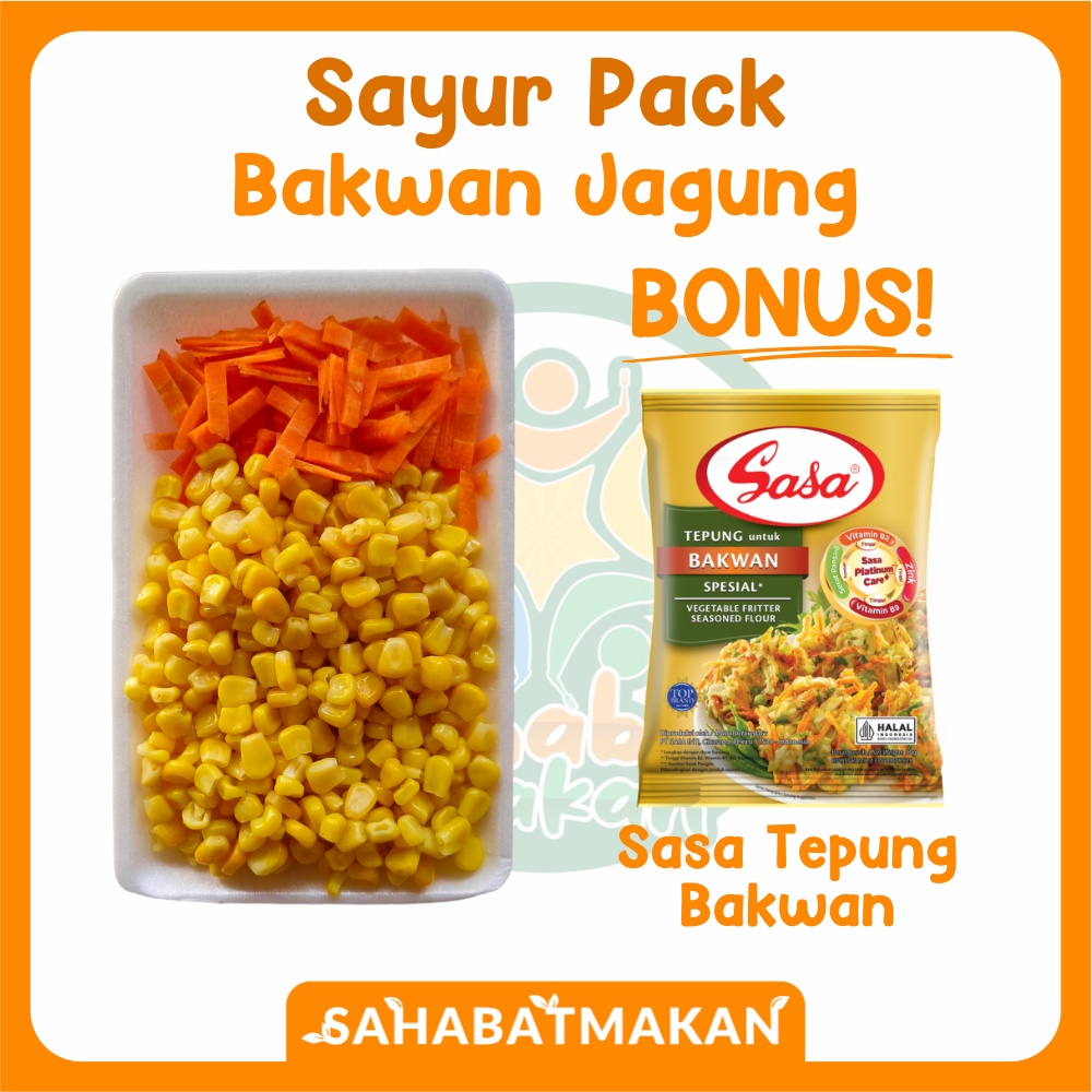 

Paket Bakwan Jagung - Sayur Pack / Sayur Prep / Sayur Instant Â€” Sahabat Makan Sayur Jogja