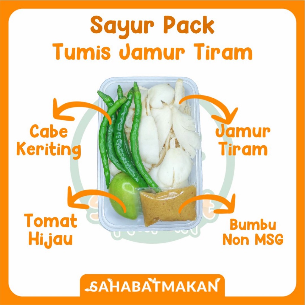 

Tumis Jamur Tiram - Sayur Pack / Sayur Prep / Sayur Instant Â€” Sahabat Makan Sayur Jogja