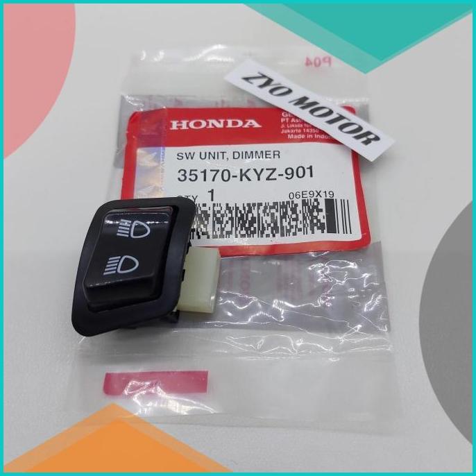 SAKLAR DIM TOMBOL LAMPU JAUH DEKAT SUPRA X 125 VARIO 125 BERKWALTS ORI