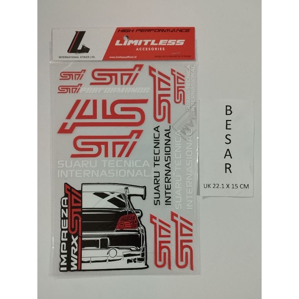 

stiker super clear suaru