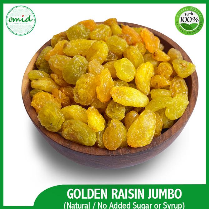 

Baru Golden Raisin Jumbo (Kismis Kuning Besar / Jumbo) 500gr