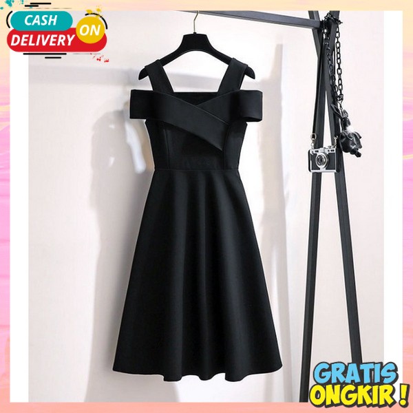 Dree Pendek Gaya Baru Dress Kasual Drass Bju Ultah Birthday Party Drwss Bsju Rok Terusan Cewek Canti