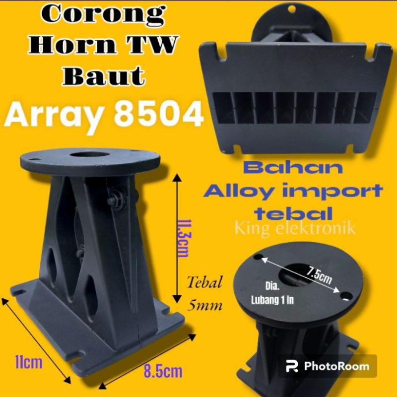 CORONG HORN TWEETER ALLOY MODEL BAUT ARRAY 8504