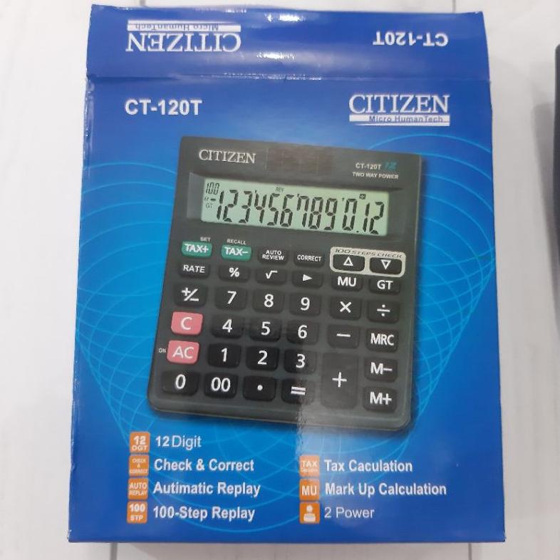 

TERLARIS (Toko Ricoh) kalkulator Citizen / Casio CT 120 T SALE