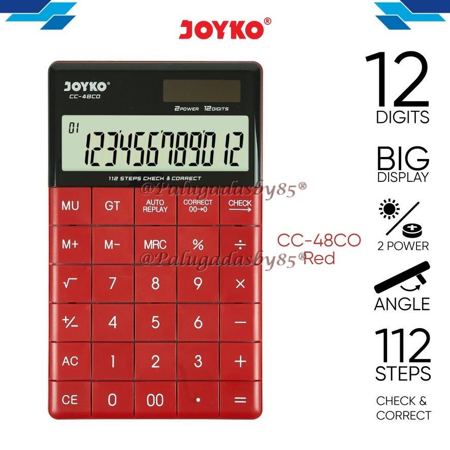 

TERMURAH Kalkulator Joyko CC-48CO 12 Digits Check Correct (1 Biji) / Calculator Joyko CC-48CO / Joyko CC 48CO / CC48CO / CC-48 / CC 48 / CC48 SALE