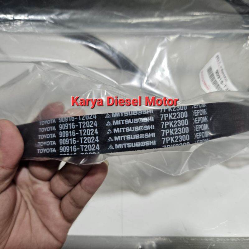 Fanbelt V-belt Vanbelt Tali Kipas Toyota Innova Bensin Hilux Bensin Original