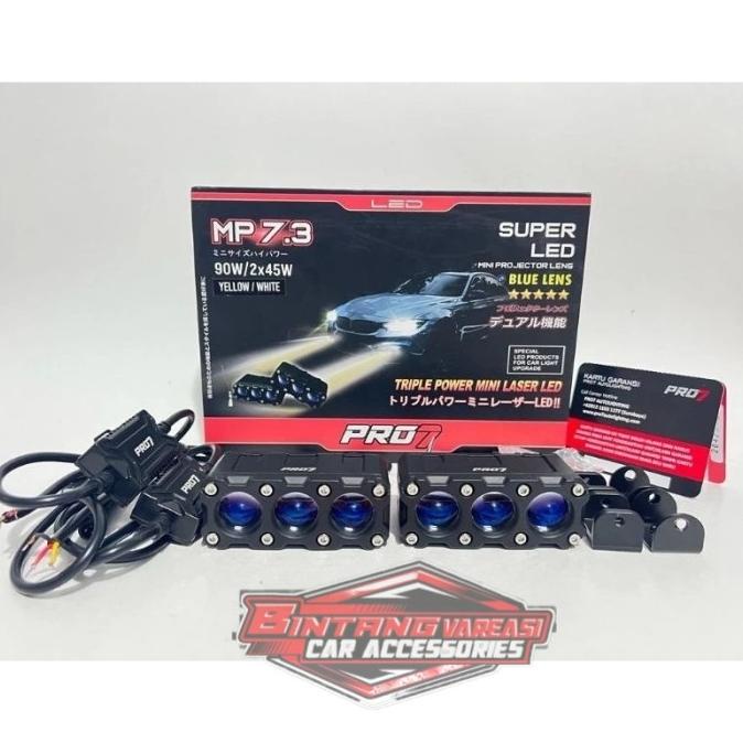 PRO7 MP 7.3  MINI PROJIE LENSA BLUE LENS PRO 7 3 MATA 90 WATT