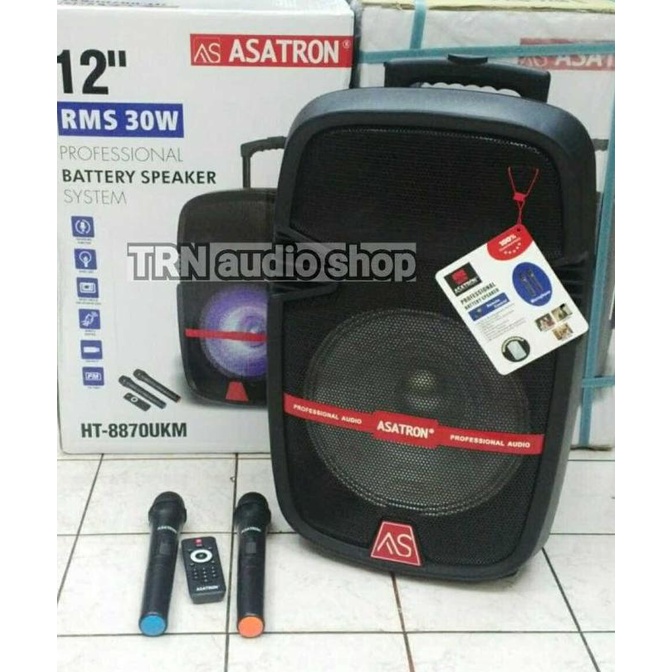 Portabel Meeting Wireless ASATRON HT 8870 UKM HT8870UKM 2 HANDLE MIC