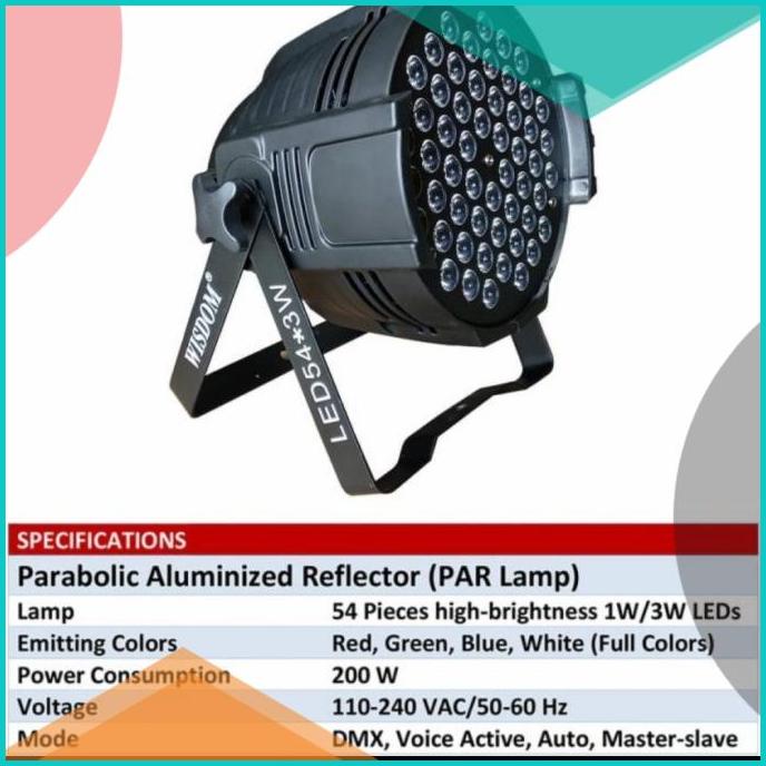 Lampu Parled Wisdom colour pangung 605B 16novz3 perkakas