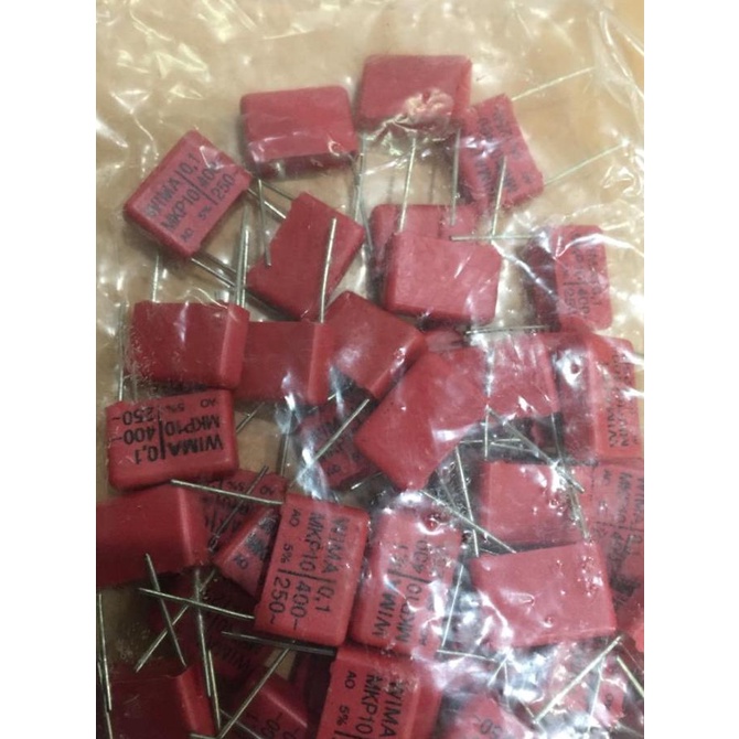 Murah Capacitor wima 0,1uf 400v 100n 400volt 0.1uf wima mkp10 Segera Dapatkan